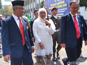 Ditanya Soal Jurkam di Pilpres 2019, Begini Respons Khofifah Ditanya Soal Jurkam di Pilpres 2019, Begini Respons Khofifah