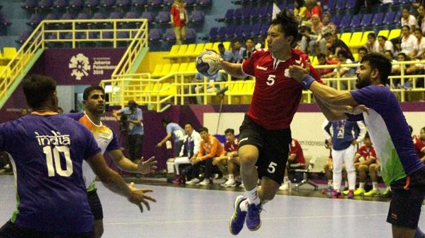 Pertandingan bola tangan di Asian Games 2018 sudah dimulai sejak Senin (13/8).