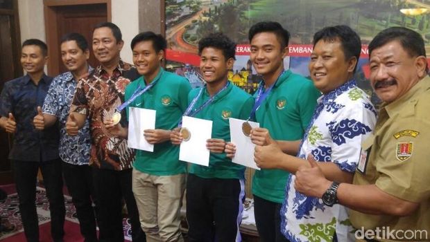 Pemain Timnas U-16 Berbagi Kisah ke Wali Kota Semarang
