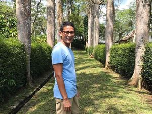 Foto: Gaya Traveling Sandiaga Uno