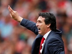 Emery, yang datang menggantikan Arsene Wenger di musim panas, rutin tampak berada di tepi lapangan memberikan instruksi buat timnya. (Foto: John Sibley/Action Images via Reuters)
