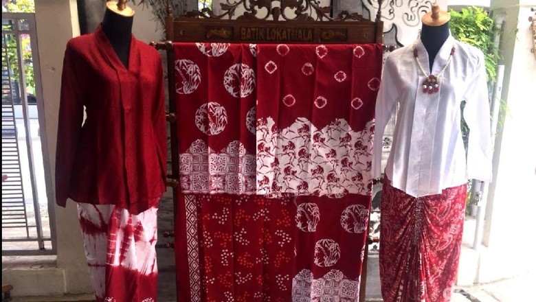 Hari Kemerdekaan, Perajin Batik Sukabumi Usung Tema Merah Putih