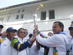 Tiba di Bogor, Obor Asian Games 2018 Keliling Istana Presiden
