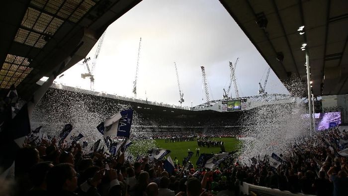 Tottenham Hotspur akan menggunakan kandang baru di musim ini. (Foto: Richard Heathcote/Getty Images) Tottenham Hotspur akan menggunakan kandang baru di musim ini. (Foto: Richard Heathcote/Getty Images)