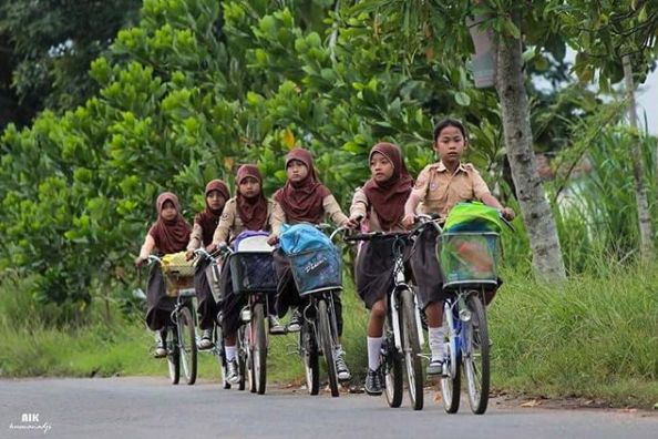 Potret Anak-anak di Hari Pramuka 2018