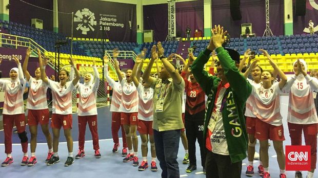 Tim bola tangan putri Indonesia kembali tampil hari ini di fase grup Asian Games 2018. (