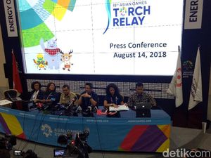 Kirab Obor Tiba di Jakarta, Asian Games 2018 Kian Dekat