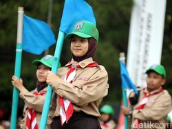Himne Pramuka dan Lagu Pramuka Sejati di Momen Ulang Tahun Pramuka
