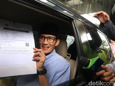 Sandiaga Uno Serahkan LHKPN ke KPK