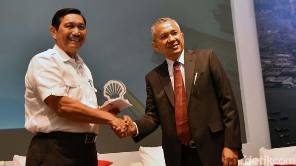 Luhut Hadiri Shell Skenario Forum