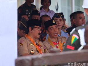 Di Depan Jokowi, Adhyaksa Singgung Anggaran Pramuka Tak Turun