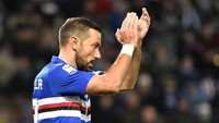 Fabio Quagliarella ikut meramaikan persaingan Capocannoniere di Serie A musim lalu setelah mencetak 19 gol. Sampdoria akan kembali berharap pada ketajamannya musim ini. (Foto: Paolo Rattini/Getty Images)
