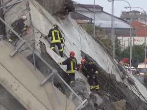 Jalan Layang di Italia Ambruk, 11 Orang Tewas