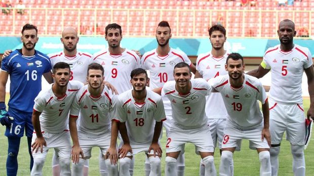Palestina saat ini berada di puncak klasemen Grup A.