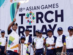 Ini Rute Kirab Obor Asian Games Hari Ini