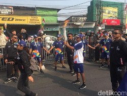 Obor Asian Games Tiba di Jakarta, Ini Lokasi Pawai yang Dilewati