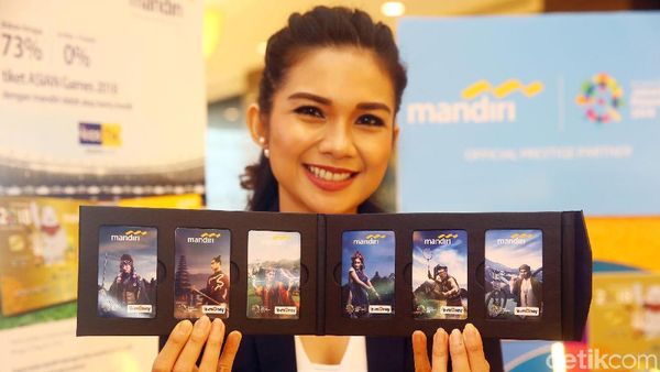 Bank Mandiri Luncurkan e-Money Edisi Asian Games 2018