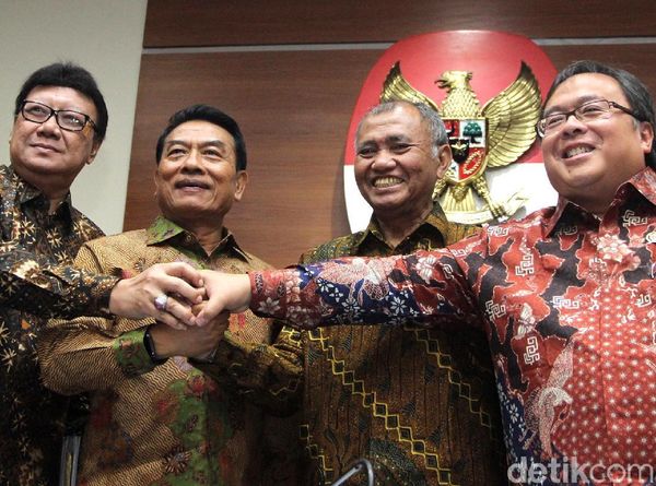 Potret Gandeng Tangan Pemerintah-KPK Melawan Korupsi