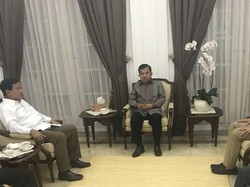 JK Tertawa Saat Ditanya Apakah Ditawari Prabowo Jadi Timses