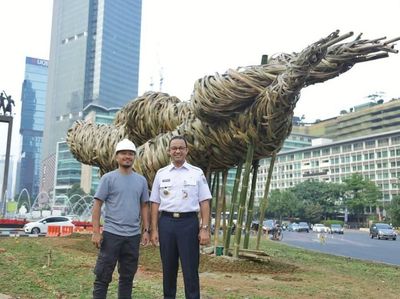 Anies dan Instalasi Bambu Joko Avianto untuk Asian Games 2018