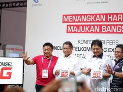 Menkominfo Blusukan ke Wahana 5G Telkomsel di GBK