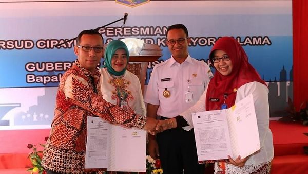 Gubernur Anies Resmikan RSUD Cipayung