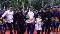 Obor Asian Games Tiba di Balai Kota