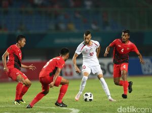 Indonesia vs Palestina Sementara Sama Kuat 1-1