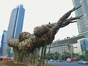 Instalasi Bambu Asian Games Proyek Anies akan Diresmikan Sore Ini Instalasi Bambu Asian Games Proyek Anies akan Diresmikan Sore Ini