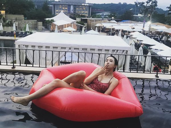 Foto: Liburannya Artis Cantik Korea Selatan, Lee Da Hae