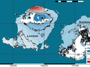 NASA: Gempa Lombok Sebabkan Permukaan Daratan Naik 25 Cm NASA: Gempa Lombok Sebabkan Permukaan Daratan Naik 25 Cm