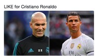 Fans Madrid lebih sulit move on dari sosok mana, Zidane atau Ronaldo? (Foto: Twitter)