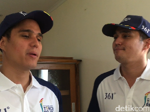 Persiapan Marcel dan Mischa Chandrawinata Bawa Obor Asian Games 2018