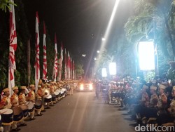 Yasonna hingga Wali Kota Sambut Obor Asian Games di Jakarta Utara