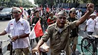 Kirab Napak Tilas Sambut HUT RI di Tugu Proklamasi