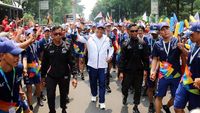 Rachmat Gobel Pawai Obor Asian Games