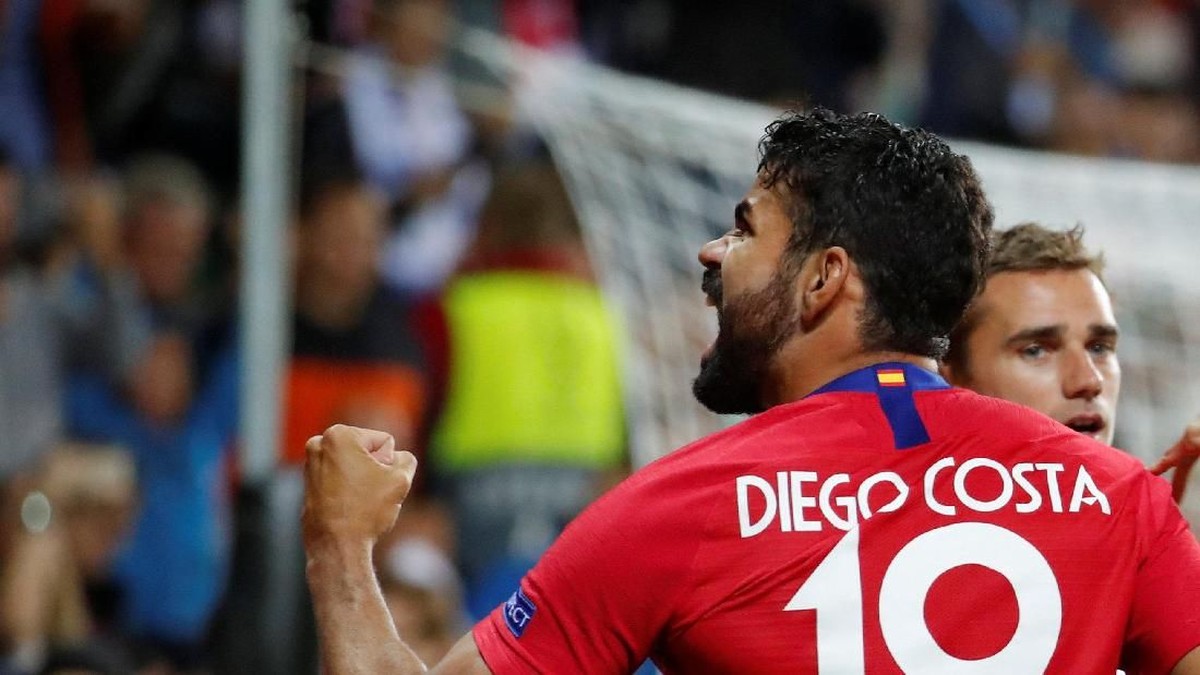 Diego Simeone tak ingin Diego Costa pergi Januari nanti (Maxim Shemetov/REUTERS)