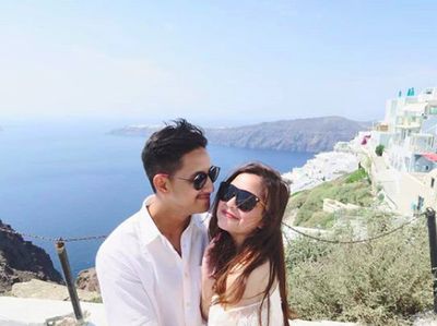 Foto: Kemesraan Tasya Kamila Berbulan Madu di Yunani