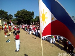 Ratusan Siswa di Kudus Pawai Agustusan Bernuansa Asian Games