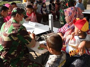 TNI dan US Army Gelar Pengobatan Gratis