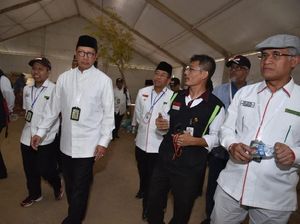 Menag Tinjau Arafah dan Mina, Pastikan Pelayanan Puncak Haji Optimal Menag Tinjau Arafah dan Mina, Pastikan Pelayanan Puncak Haji Optimal