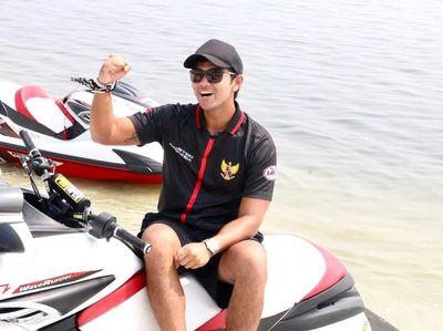 Gaya Kekinian Aero Aswar, Atlet Jetski Ganteng di Asian Games 2018