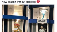 Setelah periode sarat gelar dan prestasi bersama Real Madrid, 2009–2018, Ronaldo kini pindah ke Juventus. Jelang musim baru, Madrid masih mencari sosok yang bisa menggantikannya. (Foto: Twitter)