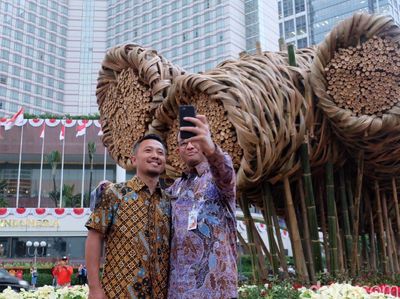 Makna di Balik Seni Bambu Getah Getih Karya Joko Avianto