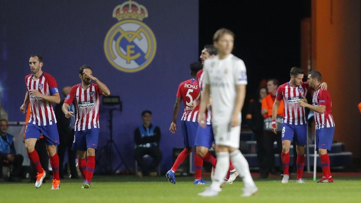 Atletico Madrid juara Piala Super Eropa usai kalahkan Real Madrid (Maxim Shemetov/REUTERS)