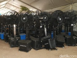 Bukan Lagi AC, Tenda di Arafah Kini Andalkan Mist Fan