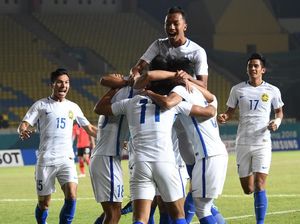Hasil Sepakbola Asian Games 2018: Malaysia Kalahkan Korsel 2-1