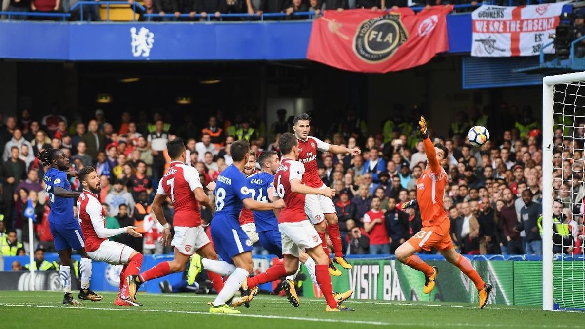 Chelsea melawan Arsenal di Liga Inggris. (Foto: Mike Hewitt/Getty Images)