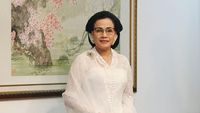 HUT RI ke-73, Sri Mulyani Cantik Berkebaya Putih ala Tahun 20-an