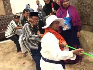 Meriahkan HUT RI, Jamaah Haji Lomba 17-an di Tanah Suci